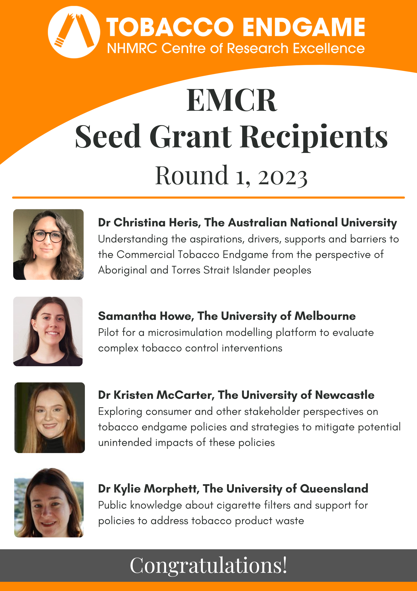 Seed Grant Recipients