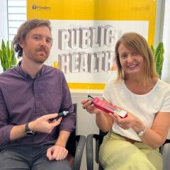 Dr Joshua Trigg and Prof Billie Bonevski
